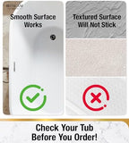 HITSLAM Bathtub Mat Non Slip, 35 x 24 Inch Long TPE Bath Mat - Image 6