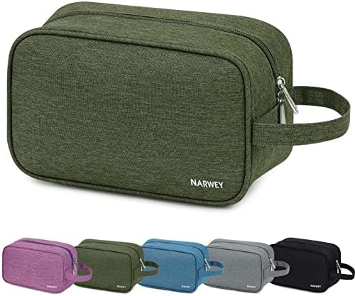 Narwey Travel Toiletry Bag for Women, Dopp Kit Men, Medicine Bag by Narwey