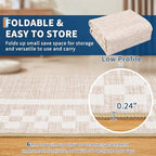 GarveeHome Small Area Rug 2x3 Washable Scalloped Non Slip Kitchen Rugs - Image 6