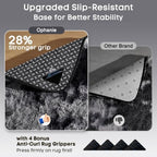 Ophanie Tie-Dyed Black & Grey Area Rugs 8x10 - Image 4