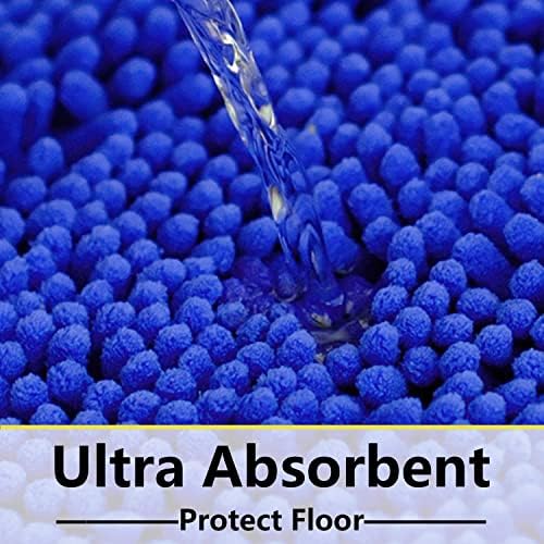 Bathroom Rugs Sets 2 Piece, Extra Soft Chenille Bath Mat Ultra Absorbent - Image 6