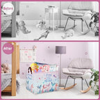 Mermaid Nursery Decor Hamper Pink Laundry Hamper Ocean Fish Animal Baby Girl - Image 2