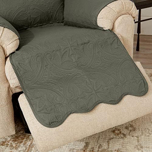 Great Bay Home Reversible Recliner Chair Cover - Image 6