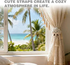 2-Pack Cartoon Cloud Curtain Tiebacks, Embroidered Curtain Holdbacks - Image 4
