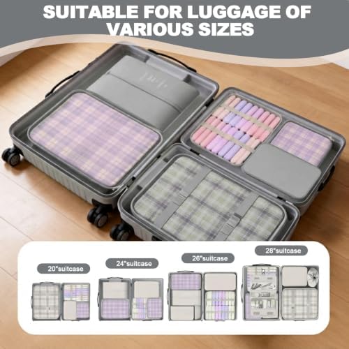 8/9 Set Packing Cubes for Travel, Suitcase Organizer Bags for Luggage - Image 4