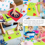 Silicone Mat for Crafts, 15.7" x 11.8" Silicone Placemats for Kids Dining Table - Image 4