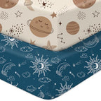 Pack N Play Sheets Fitted, Mini Crib Sheets, Breathable Soft Unisex Playard by Unknown