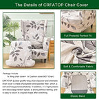 CRFATOP Wingback Chair Covers Wing Armchair Slipcovers - Image 3
