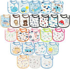 Cotton Waterproof Baby Bibs by 2ooya