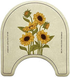 UKELER Sunflower Bathroom Rugs Set 2 Piece Water Absorbent Non Slip Bath Mat - Image 4
