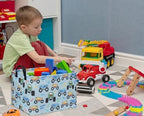 Rectangular Monster Truck Baskets Kids Gift Bins Empty Baby Basket - Image 4