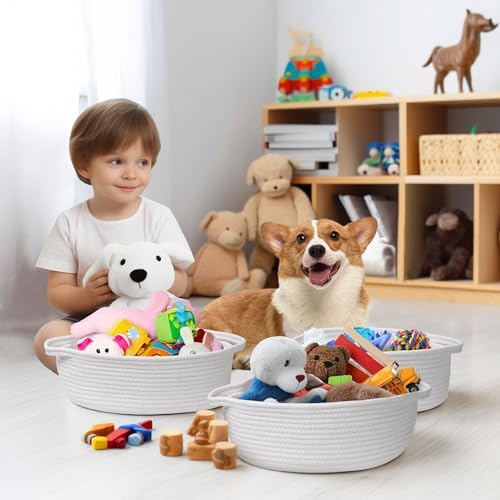 Basket for Gifts Empty, Gift Basket Empty for Birthday Easter Burr, Dog Cat Toy - Image 4