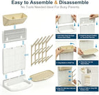 GoMaihe Baby Bottle Drying Rack: Space Saving Vertical Bottle Dryer Holder - Image 7