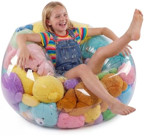 NTYNTY Clear Stuffed Animal Storage Bean Bag Chair by Unknown