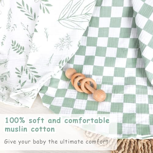 Hooyax Muslin Baby Lounger Cover 2 Pack - Image 3