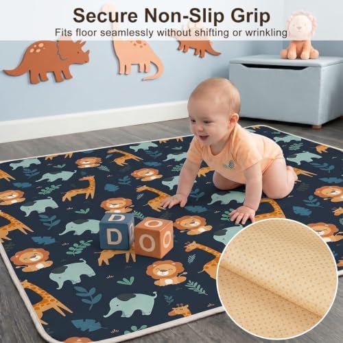 Basumee Splat Mat for Under High Chair, Waterproof & Mess-Proof Floor Mat - Image 4