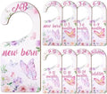 Baby Closet Dividers 8PCS, Butterfly/Floral Theme Wooden Double-Sided Clothes by CORNERLACE