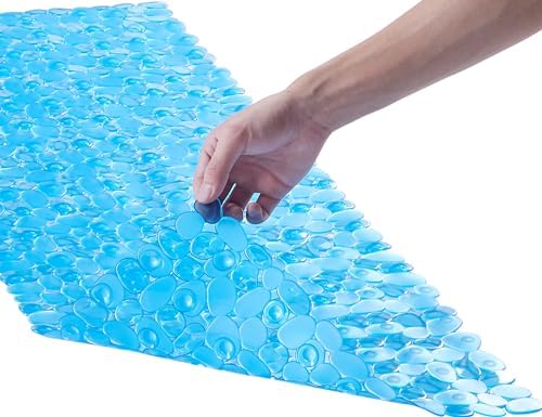 Webos Bath Shower Mat Non Slip: Extra Large Pebble Bathtub mat by Webos