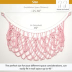 YKBU stuffed Animal Net or Hammock Macrame Toy Display Plush Toy Holder Ceiling - Image 4