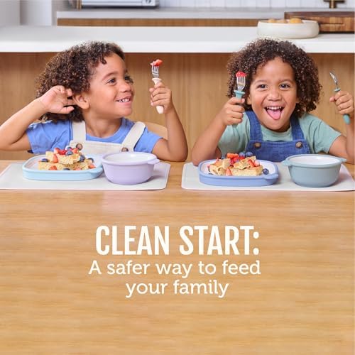 Ello Clean Start Ceramic Toddler Bowls - Image 2