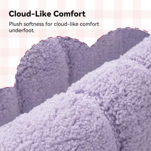 GRANNY SAYS Lavender Bathroom Rug 16" x 24", Non-Slip Microfiber Bath Mat - Image 2