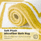 GRANNY SAYS Yellow Bathroom Rug, Cute Bath Mat - Image 4