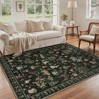 BESBLEE 10X14 Washable Area Rug by BESBLEE