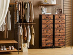 Furnulem Dresser for Bedroom, 7 Drawers Tall Chest of Drawers - Image 2