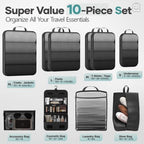 Veken 10 Set Compression Packing Cubes - Image 2