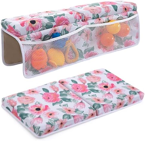 Wildkin Bath Kneeler & Elbow Rest Pad, Dual-Layer Foam, 4 Suction Cups by Wildkin