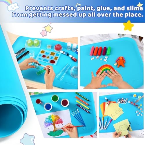 AtMini Silicone Craft Mats for Kids 24"x16"– - Image 2