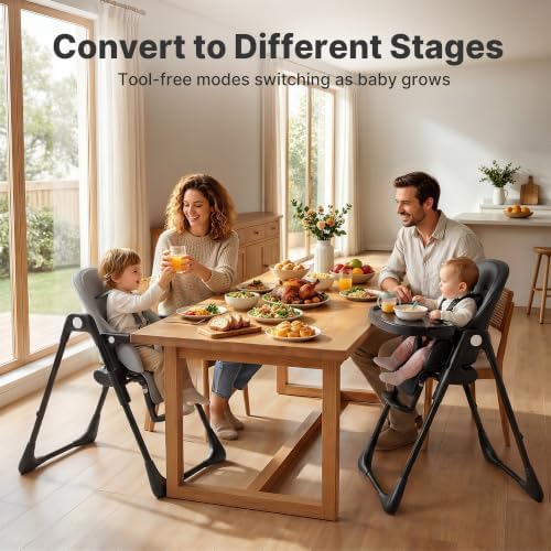 3 in 1 Portable High Chairs for Babies and Toddlers - Image 7