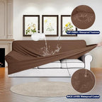 PureFit Waterproof Loveseat Couch Cover Slipcovers - Image 3