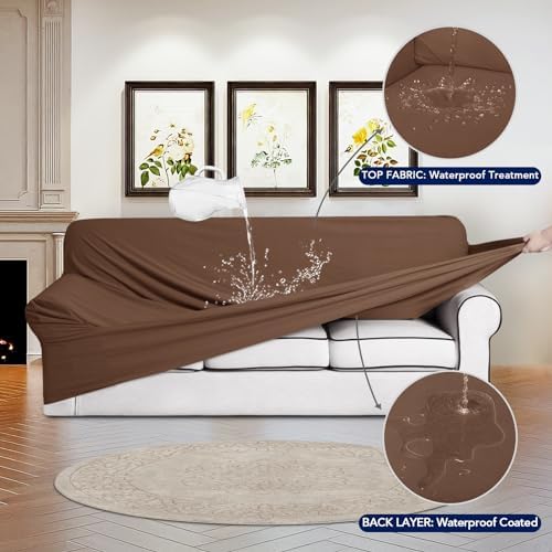 PureFit Waterproof Couch Cover Slipcovers - Image 3