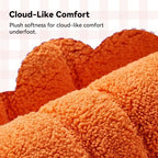 GRANNY SAYS Orange Bathroom Rug 16" x 24", Non-Slip Microfiber Bath Mat - Image 2