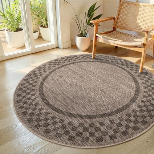 GarveeHome 6ft Washable Round Rug - Image 2