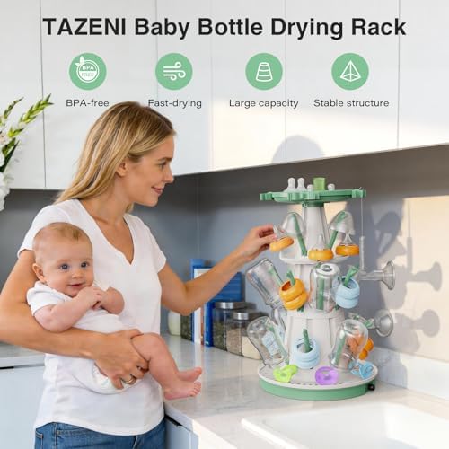TAZENI Baby Bottle Drying Rack - Image 2