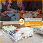 Plastic Storage Bags with Easy-Glide Zipper, Durable Clear Vinyl Zippered - Image 7