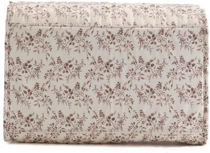 Diaper Caddy Organizer, Cute Floral Nursery Storage Basket, Soft Portable - Image 5