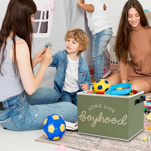 Long Live Boyhood Boys Storage Bins Box - Image 2
