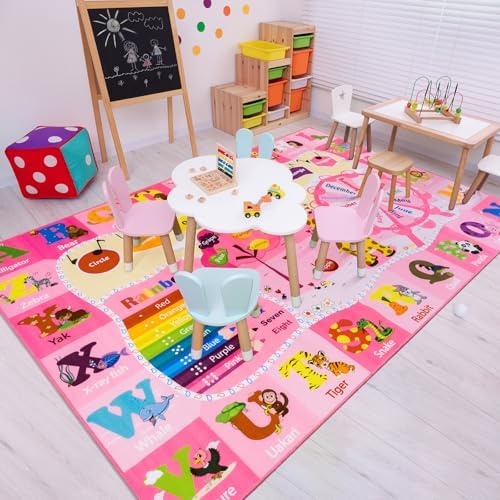 BENRON 7x10 Playroom Rug for Kids Washable, PlayMat - Image 4