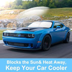 TINGLU Sun Shade for Dodge Challenger 2015-2023 Coupe, SRT Hellcat, TA Coupe - Image 5