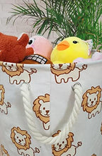 Round Laundry Basket Storage Bins Nursery Hamper Gift Baskets - Image 7