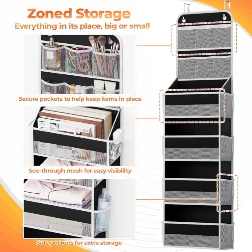 SpaceHacks 6-Tier Over the Door Organizer - Image 3