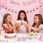 WRAPAHOLIC 9oz Pink Paper Cups - Image 7