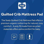 Sealy Baby Infant and Toddler Crib Mattress Protector - Image 6