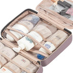 NISHEL Travel Toiletry Bag for women, Portable Hanging makeup Organizer - Image 6