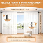 Room Divider for Room Separation, No Drilling Wall Divider for Room Separation - Image 2