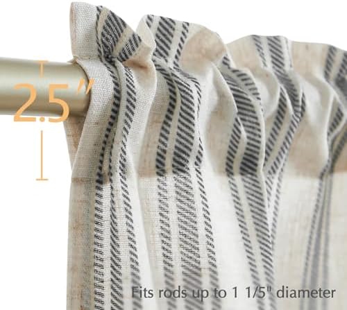 jinchan Linen Stripe Kitchen Valances - Image 7