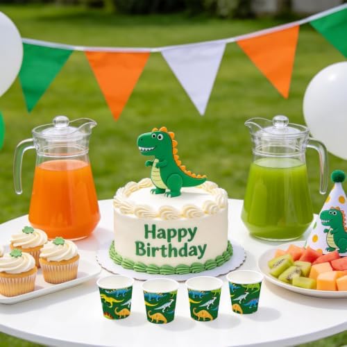 WRAPAHOLIC 3oz Dinosaur Bathroom Cups - Image 4